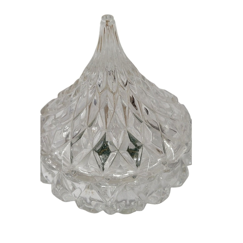 Shannon Crystal Designs of Ireland Hershey Kiss Trinket Box Lead Crystal Dish